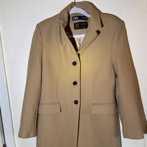 Zara Women's Classic Tan Trench Coat